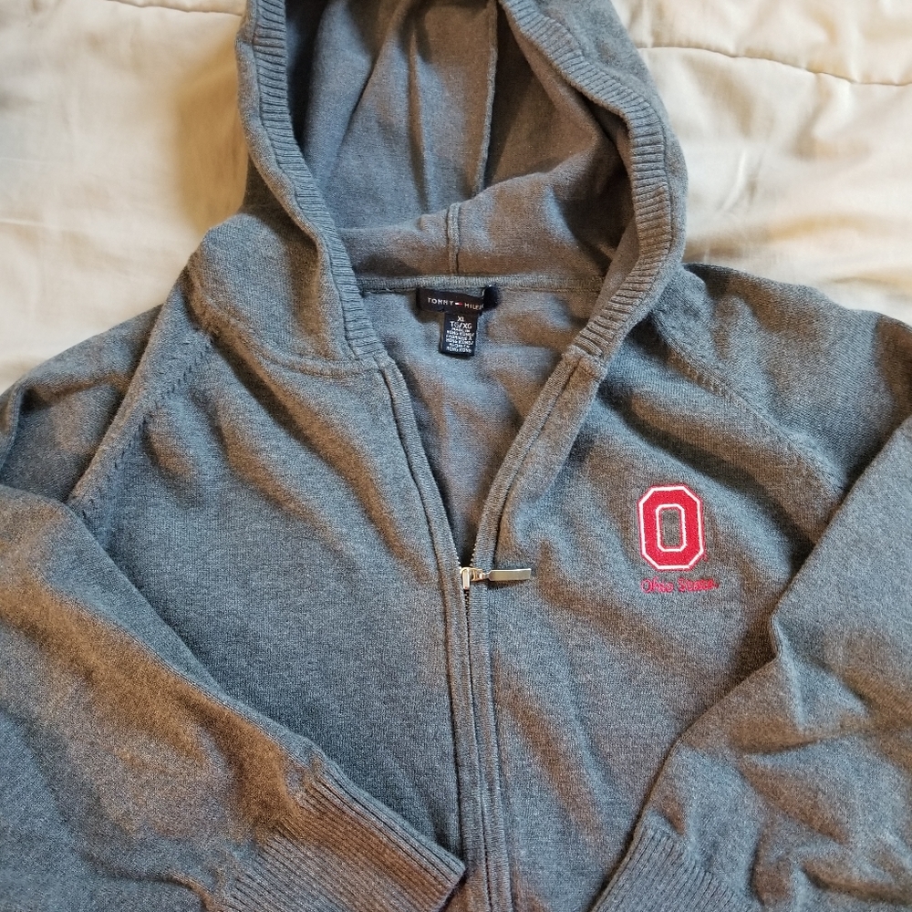Ohio State cardigan sweater